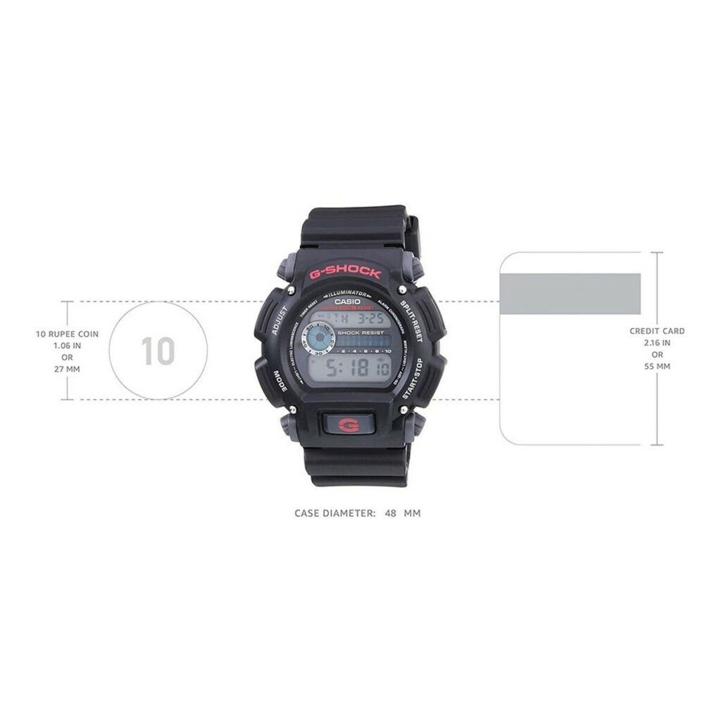 Ανδρικά Ρολόγια Casio DW9052-1V (Ø 46 mm)