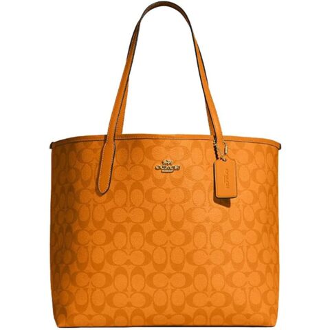 Γυναικεία Τσάντα Coach CA157-IMNXU 46 x 29 x 16 cm Πορτοκαλί