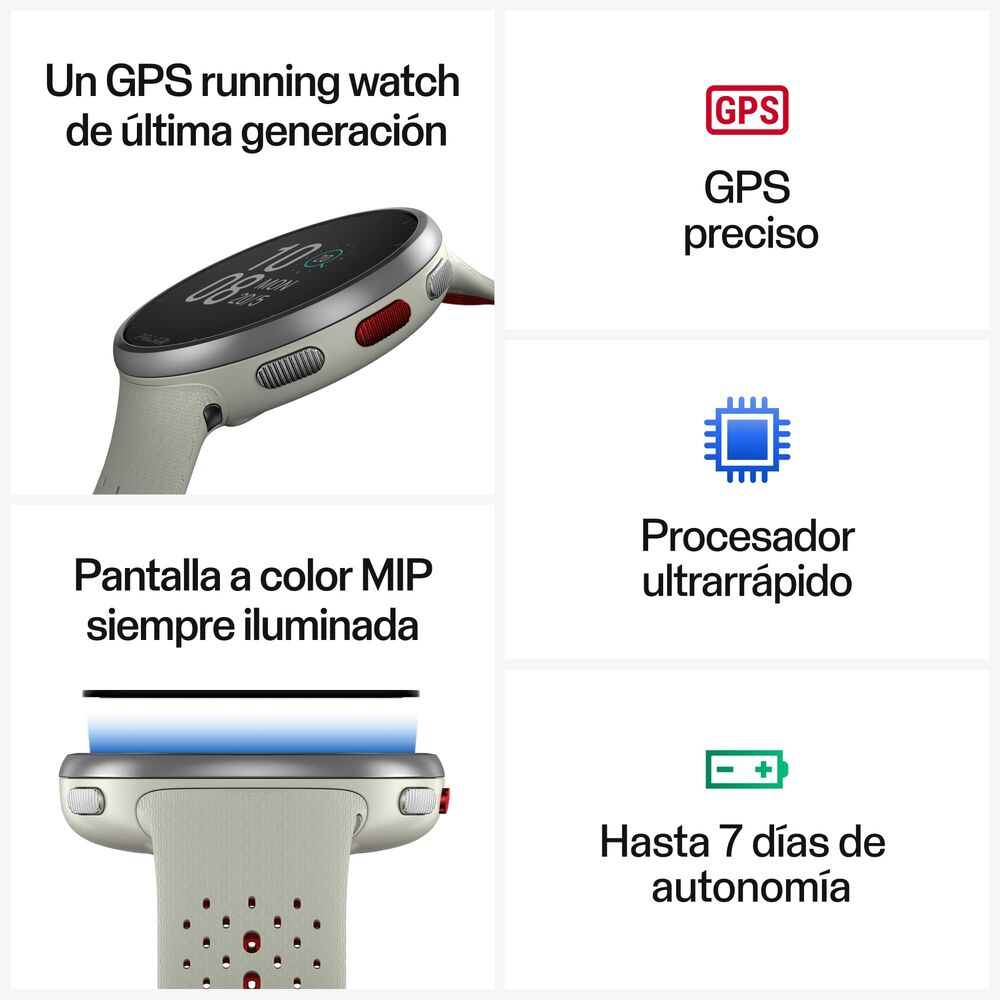 Smartwatch Polar Pacer Pro Λευκό