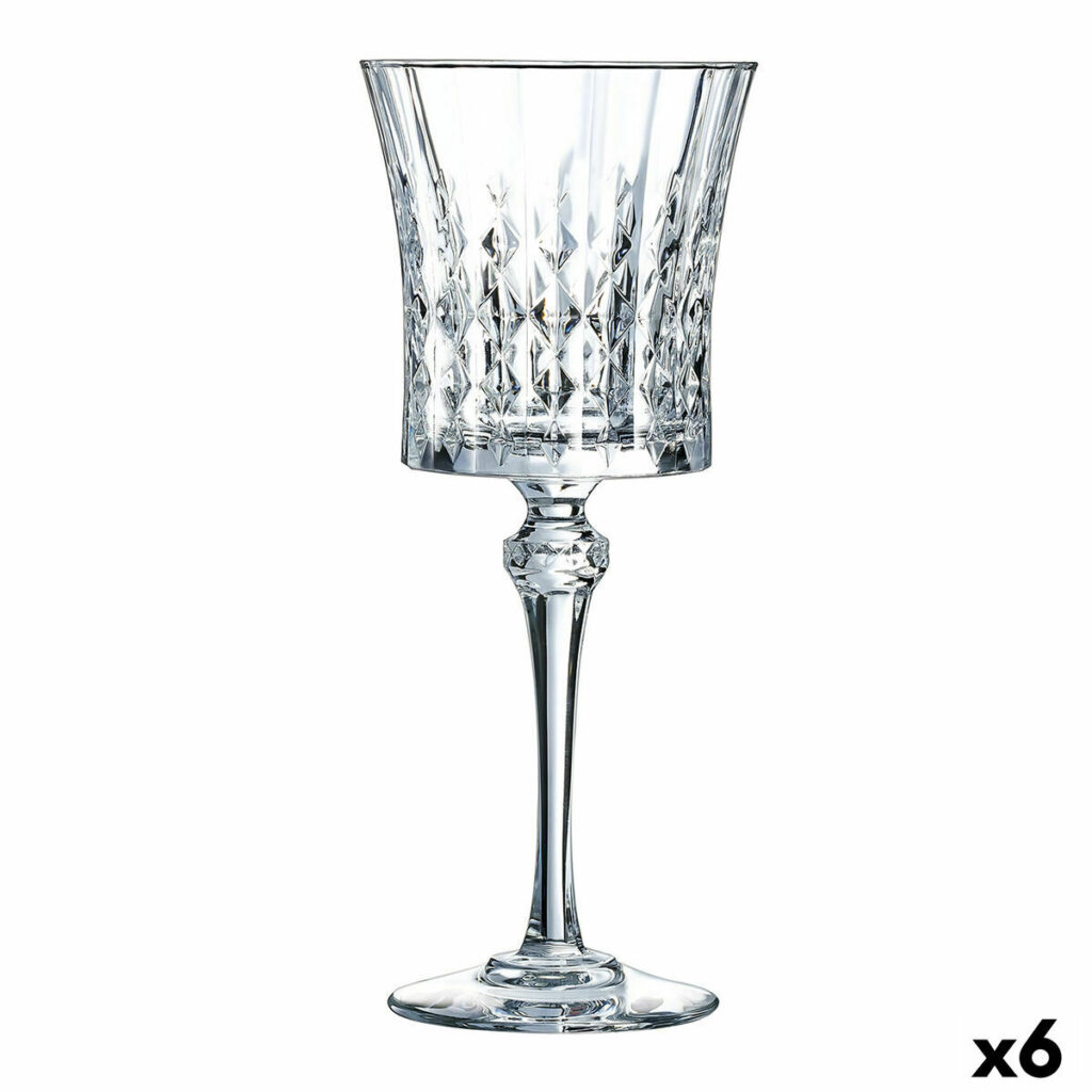 Ποτήρι κρασιού Cristal d’Arques Paris Lady Diamond Διαφανές Γυαλί (27 cl) (Pack 6x)