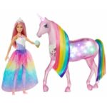 Κούκλα με Kατοικίδιο Zώο Barbie Dreamtopia Μονόκερος