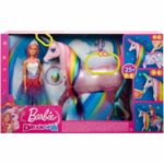 Κούκλα με Kατοικίδιο Zώο Barbie Dreamtopia Μονόκερος