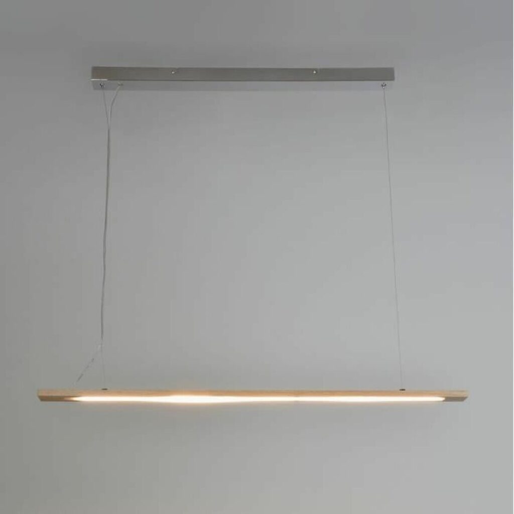 Φωτιστικό Οροφής Corep Φυσικό Ξύλο (100 x 5 x 125 cm)