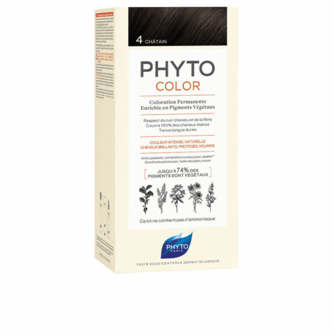 Μόνιμος Χρωματισμός Phyto Paris Phytocolor Χωρίς αμμωνία 4-castaño