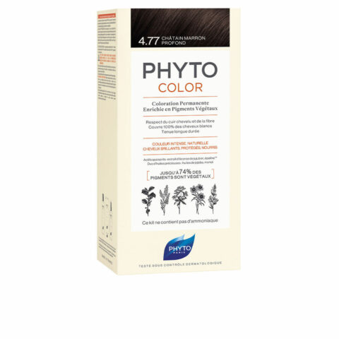 Μόνιμος Χρωματισμός PHYTO PhytoColor 4.77-castaño marrón intenso Χωρίς αμμωνία