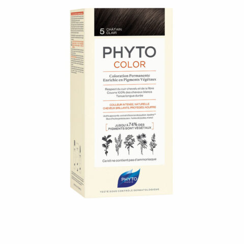Μόνιμος Χρωματισμός PHYTO PhytoColor 5-castaño claro Χωρίς αμμωνία