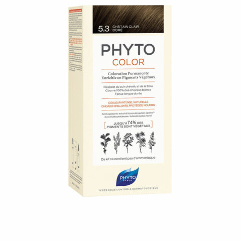 Μόνιμος Χρωματισμός PHYTO PhytoColor 5.3-castaño claro dorado Χωρίς αμμωνία