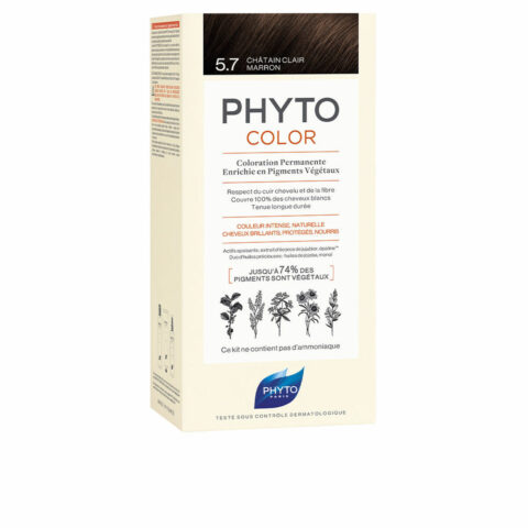 Μόνιμος Χρωματισμός PHYTO PhytoColor 5.7-castaño marrón claro Χωρίς αμμωνία
