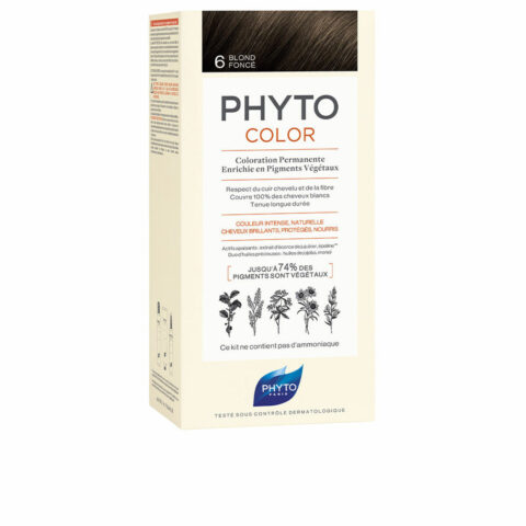 Μόνιμος Χρωματισμός PHYTO PhytoColor 6-rubio oscuro Χωρίς αμμωνία