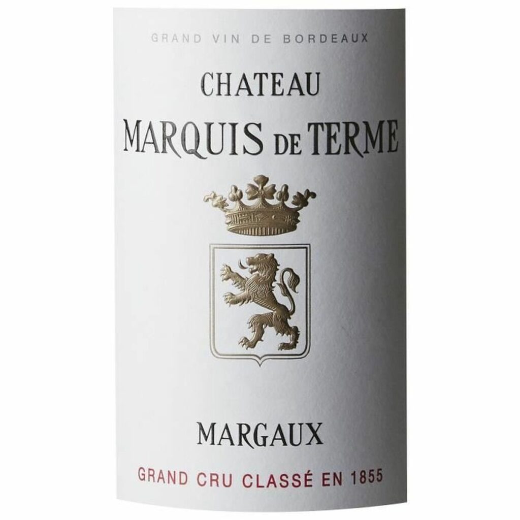 Eρυθρό ρασί Chateau Marquis de Terme Margaux Grand Cru Βουργουνδίας 750 ml 2016