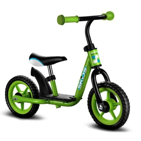 Παιδικό ποδήλατο Skids Control Χάλυβας Πράσινο Nylon Υποπόδια