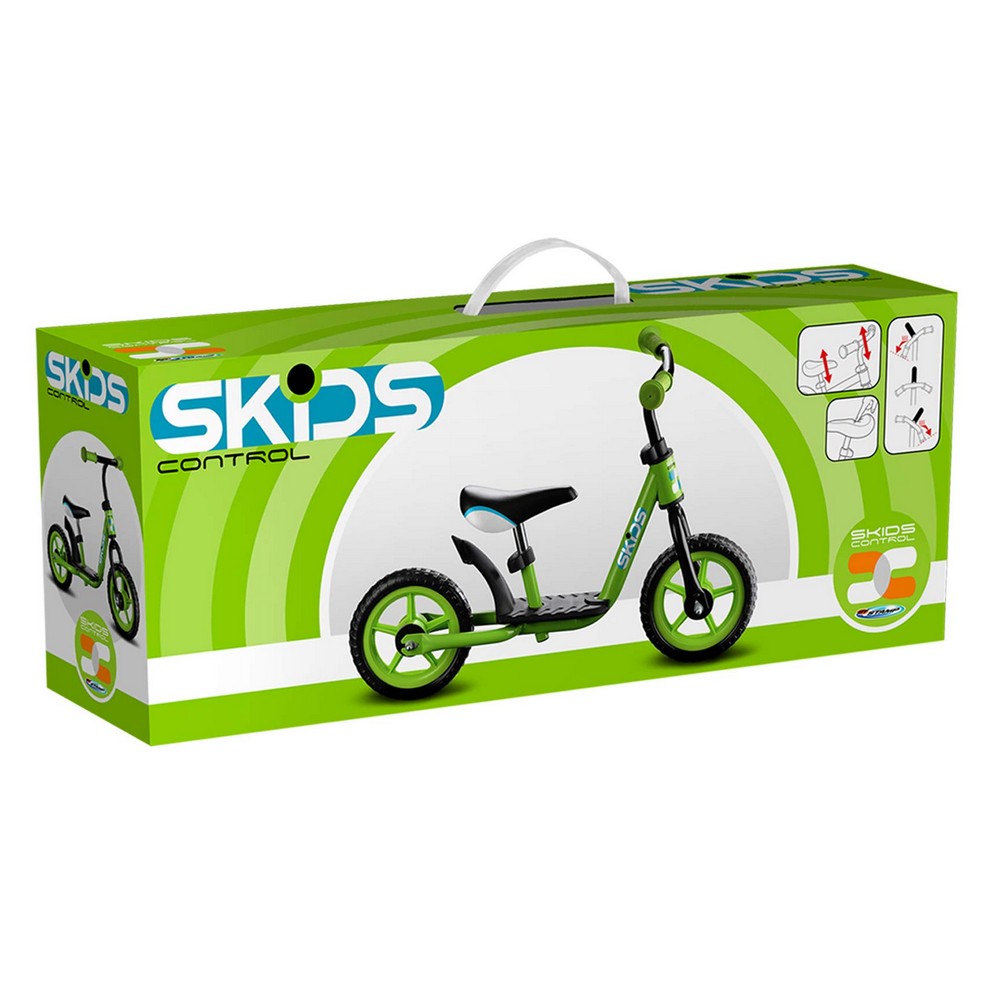 Παιδικό ποδήλατο Skids Control Χάλυβας Πράσινο Nylon Υποπόδια
