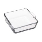 Ταψί Secret de Gourmet Κρυστάλλινο Διαφανές (15 x 15 cm)