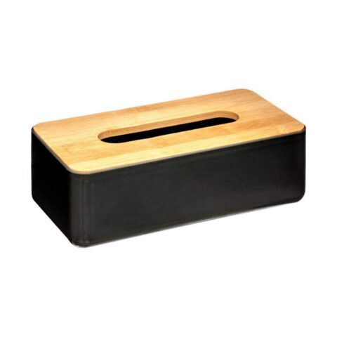 Κουτί για κασκόλ 5five 25 x 13 x 8.7 cm Μαύρο Διακοσμητική κανάτα