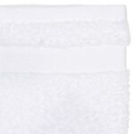 Σετ Πετσέτες Atmosphera 2 Τεμάχια Γάντια βαμβάκι Λευκό (15 x 21 cm)