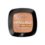Συμπαγής Σκόνη Bronzers L'Oreal Make Up Infaillible 250-light clair 24 ώρες (9 g)
