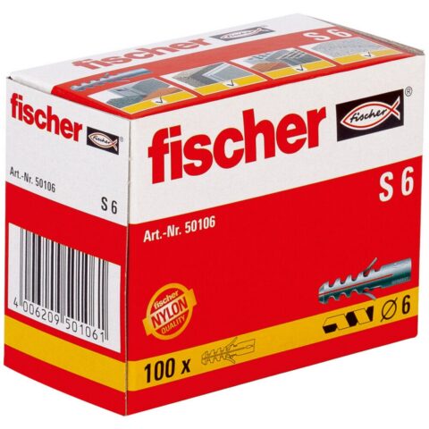Τάκος Fischer S6 50106 Επέκταση 100 Τεμάχια 6 x 40 mm
