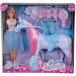 Κούκλα Simba Steffi Love Princess Άλογο 29 cm