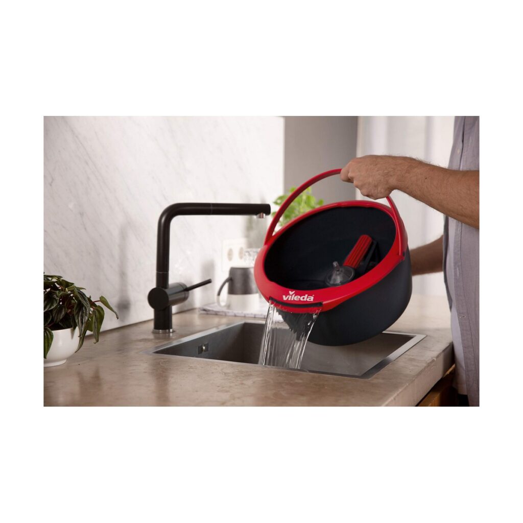 Mop with Bucket Vileda Spin & Clean Περιστροφικó πολυπροπυλένιο