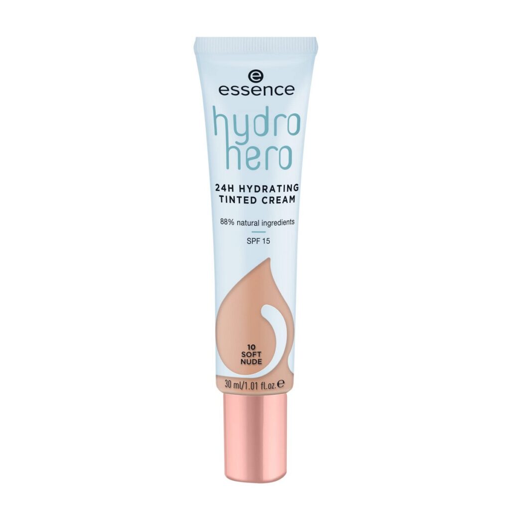 Ενυδατική Kρέμα με Χρώμα Essence Hydro Hero 10-soft nude SPF 15 (30 ml)