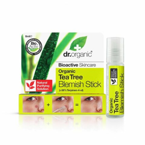 Θεραπεία για Δέρματα με Ακμή Dr.Organic DR00140 Roll-On δέντρων τσαγιού 8 ml