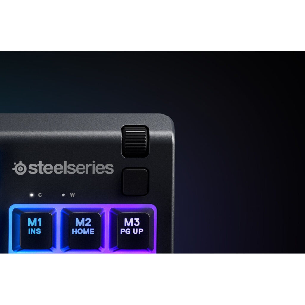 Πληκτρολόγιο SteelSeries Apex 3 USB Μαύρο Gaming AZERTY Ενσύρματο