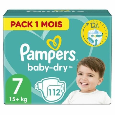 Πανάκια μιας χρήσης Pampers Baby-Dry 7 112 uds