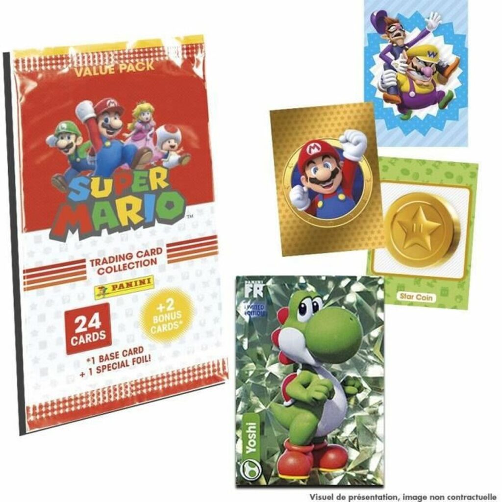 Πακέτο Chrome Panini Super Mario Trading Cards