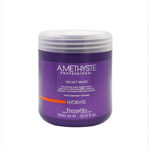 Θρεπτική Mάσκα Mαλλιών Amethyste Velvet Hydrate Farmavita 1344-16089 (1L)