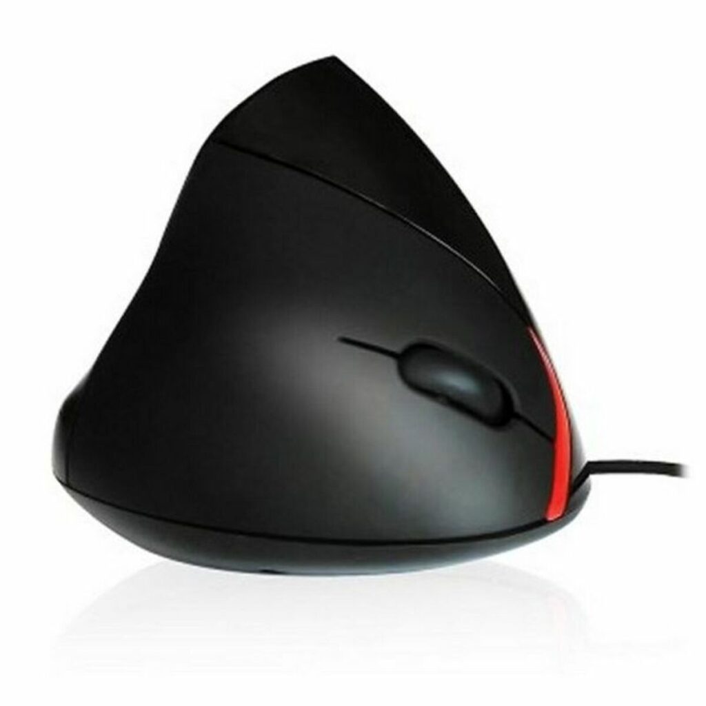 Εργονομικό Οπτικό Ποντίκι Ewent EW3156 1000 dpi USB Μαύρο Κόκκινο/Μαύρο