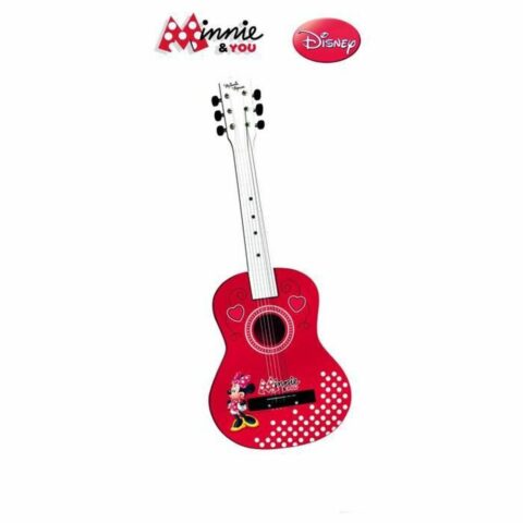 Παιδική Kιθάρα Minnie Mouse Κόκκινο Ξύλο