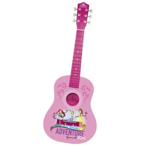 Παιδική Kιθάρα Princesses Disney Ροζ Ξύλο