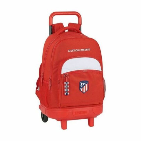 Σχολική Τσάντα με Ρόδες Compact Atlético Madrid M918 Κόκκινο Λευκό (33 x 45 x 22 cm)