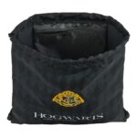 Σχολική Τσάντα με Σχοινιά Hogwarts Harry Potter M196 Μαύρο Γκρι
