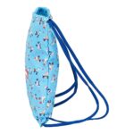 Σχολική Τσάντα με Σχοινιά Rollers Moos M196 Ανοιχτό Μπλε Πολύχρωμο