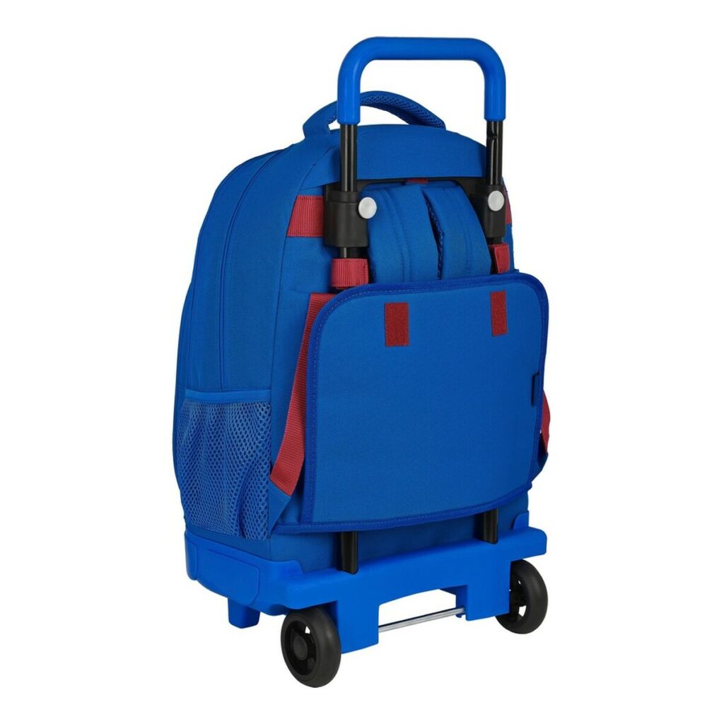 Σχολική Τσάντα με Ρόδες F.C. Barcelona M918 33 x 45 x 22 cm Μπορντό Ναυτικό Μπλε (33 x 45 x 22 cn)