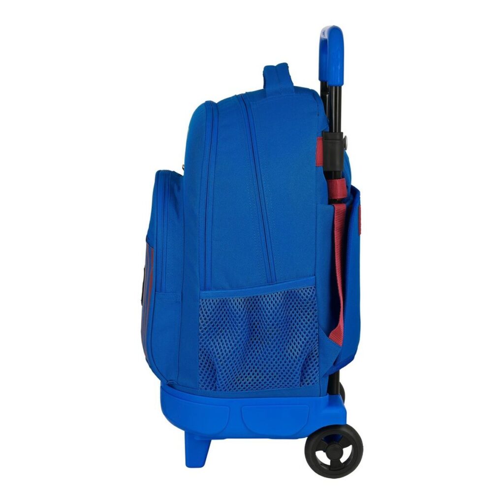 Σχολική Τσάντα με Ρόδες F.C. Barcelona M918 33 x 45 x 22 cm Μπορντό Ναυτικό Μπλε (33 x 45 x 22 cn)