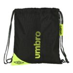 Σχολική Τσάντα με Σχοινιά Umbro Essentials Μαύρο γκράφιτι (35 x 40 x 1 cm)