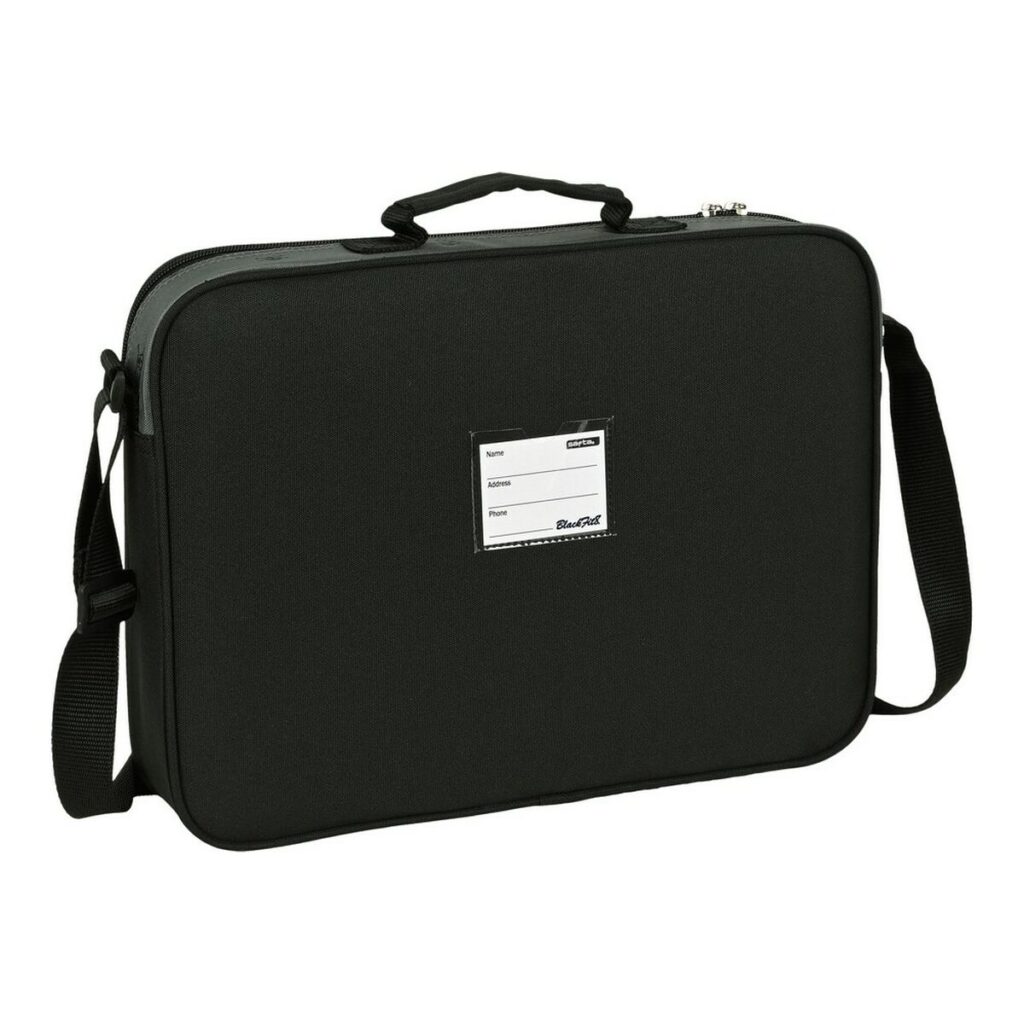 Σχολική Τσάντα BlackFit8 Skull Μαύρο Γκρι (38 x 28 x 6 cm)