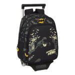 Σχολική Τσάντα με Ρόδες Batman Hero Μαύρο 27 x 33 x 10 cm