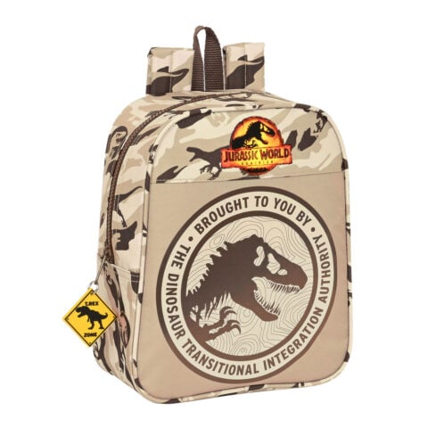 Σχολική Τσάντα Jurassic World Dominion Καφέ (22 x 27 x 10 cm)