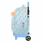 Σχολική Τσάντα με Ρόδες Moos Lovely Μπλε 33 X 45 X 22 cm