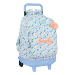 Σχολική Τσάντα με Ρόδες Moos Lovely Μπλε 33 X 45 X 22 cm