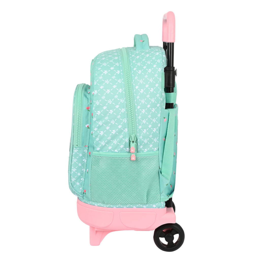 Σχολική Τσάντα με Ρόδες Glow Lab Pepa Πράσινο 33 X 45 X 22 cm