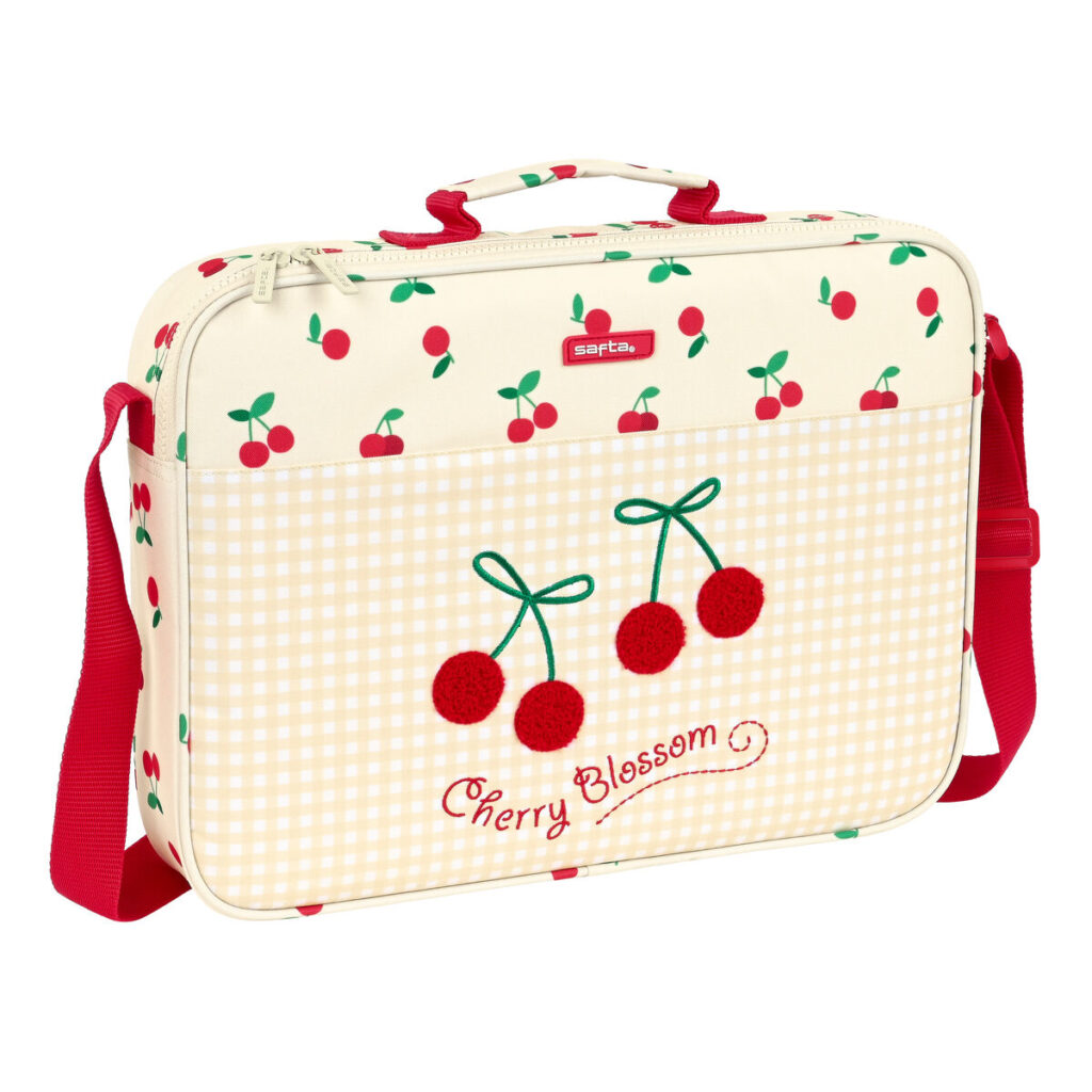 Σχολική Τσάντα Safta Cherry Μπεζ (38 x 28 x 6 cm)