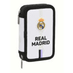 Σακίδιο Πλάτης για τα Μολύβια Real Madrid C.F. Λευκό Μαύρο (28 Τεμάχια)