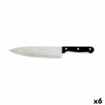 Κρεμάστρα για τη Μάνικα Quid Kitchen Chef Μαύρο Μέταλλο (20 cm) (Pack 6x)