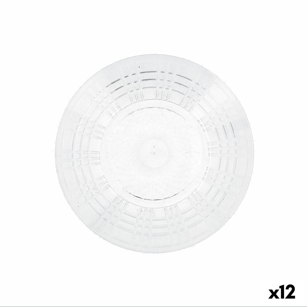 Πιάτο για Επιδόρπιο Quid Viba Διαφανές Πλαστική ύλη (12 Μονάδες) (Pack 12x)
