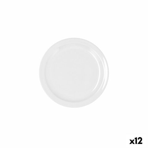 Πιάτο Bidasoa Glacial Ψωμί Κεραμικά Λευκό (16 cm) (Pack 12x)