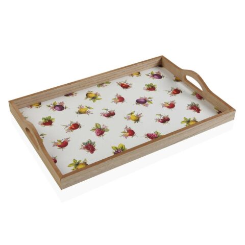 Δίσκος για σνακ Versa Strawberry Ξύλο MDF (30 x 5 x 45 cm)